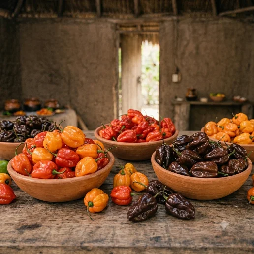 Habanero fresco de milpa yucateca